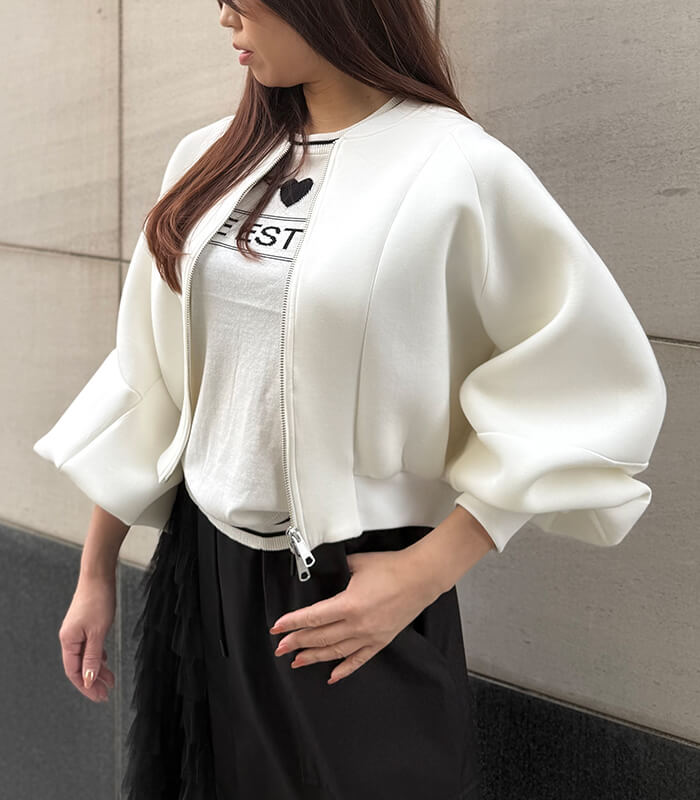 【SALE】【MARIED'OR】ダンボール切替パフドルマンスリーブブルゾン●☆11516