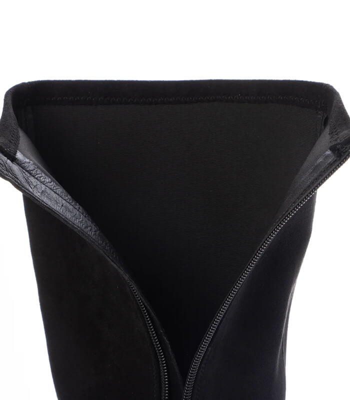 【PARADIS COULEUR】スクエアトウ撥水ストレッチロングブーツ★☆353211