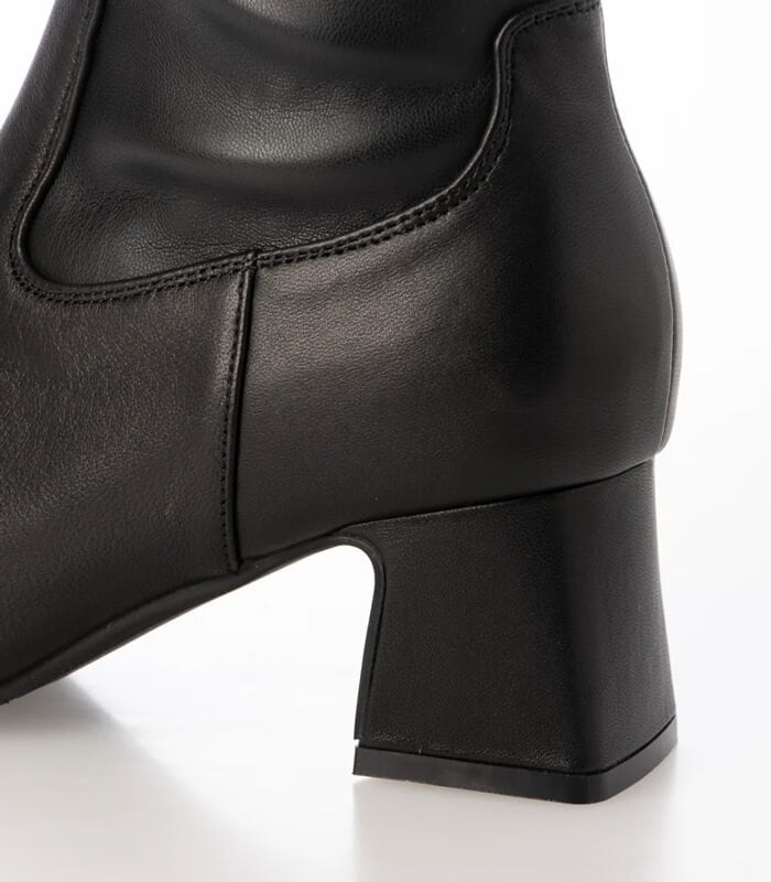 【PARADIS COULEUR】スクエアトウ撥水ストレッチロングブーツ★☆353211