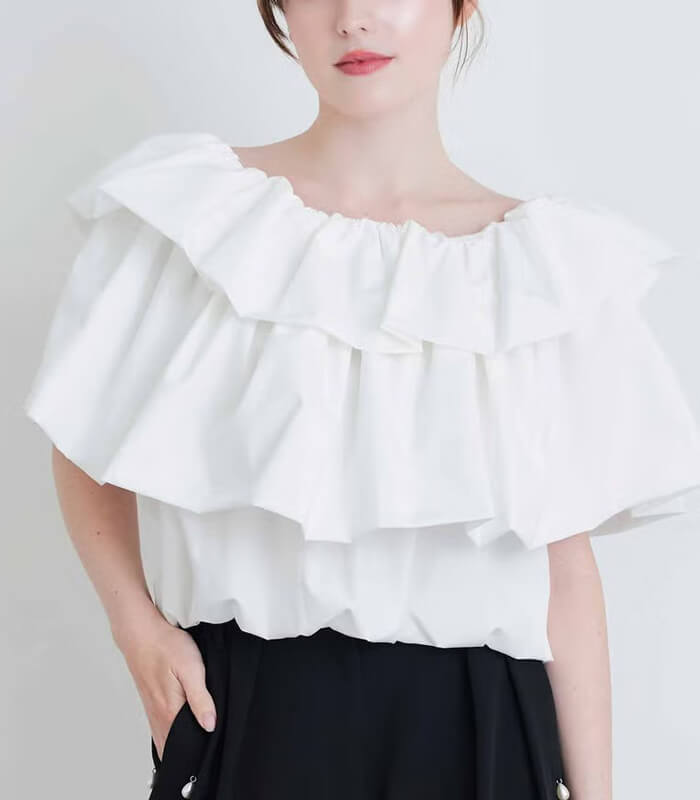 【PICCIN PERLA】フラフィーブラウス★☆908530