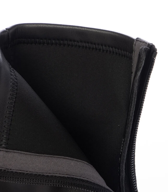 【PARADIS COULEUR】スクエアトウバックジップストレッチブーツ★☆353031