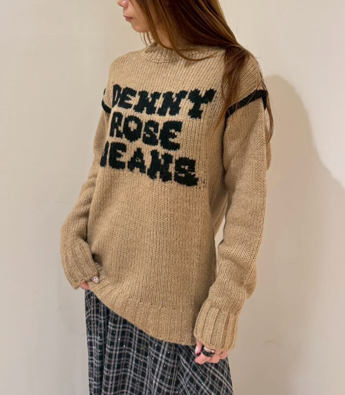 【DENNY ROSE】DENNY ROSE JEANZロゴニット★☆IT521ND53011