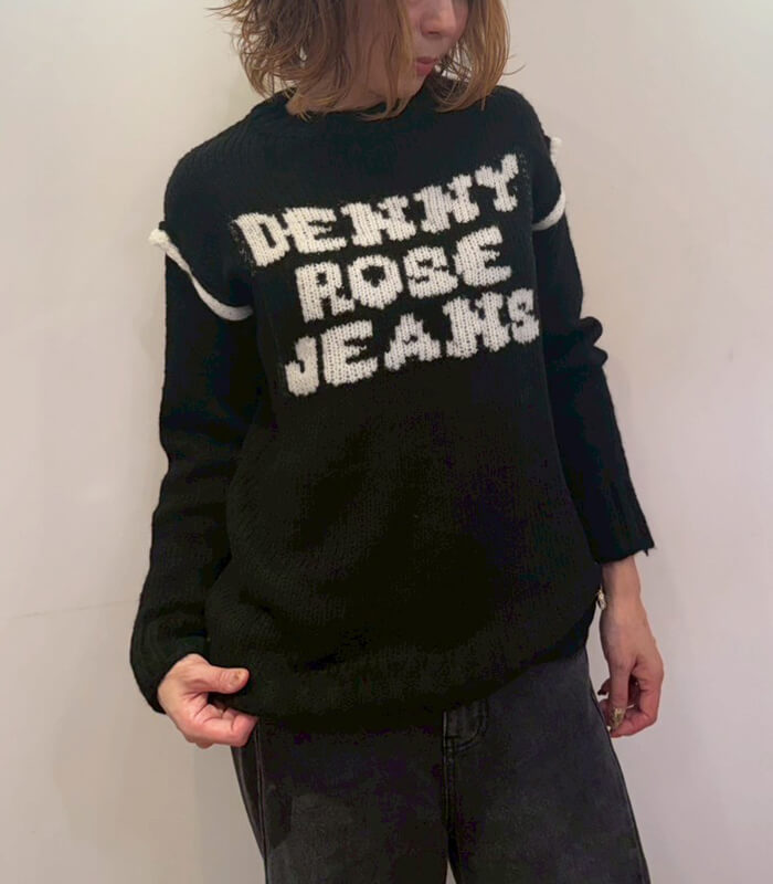 【DENNY ROSE】DENNY ROSE JEANZロゴニット★☆IT521ND53011
