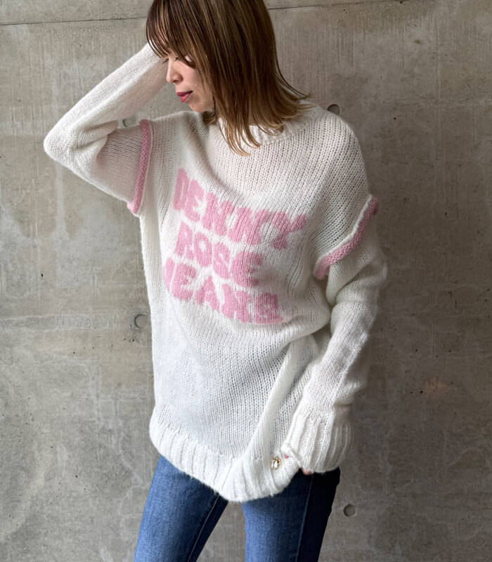 【DENNY ROSE】DENNY ROSE JEANZロゴニット★☆IT521ND53011