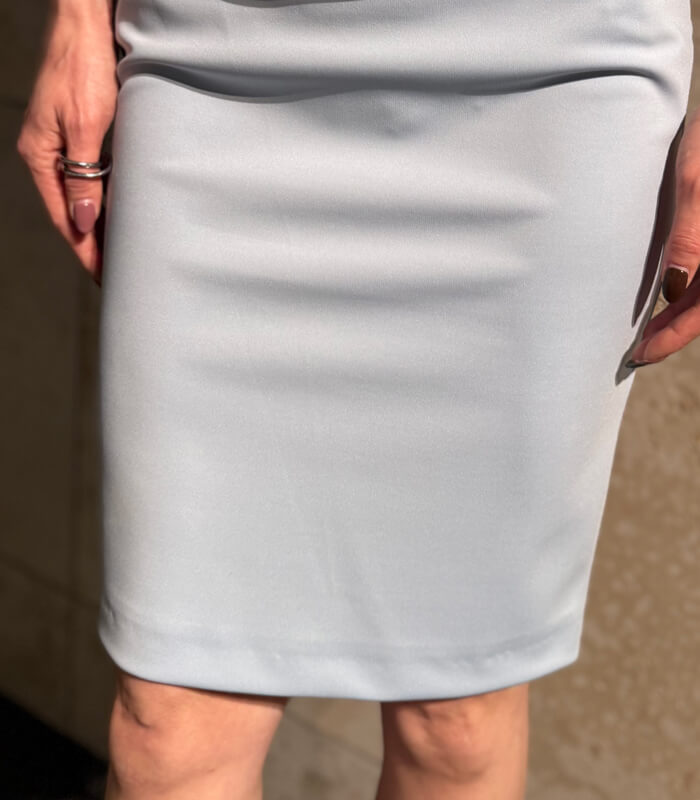 【RINASCIMENTO】アシメネックサイドタックタイトワンピース★ITRIN127684