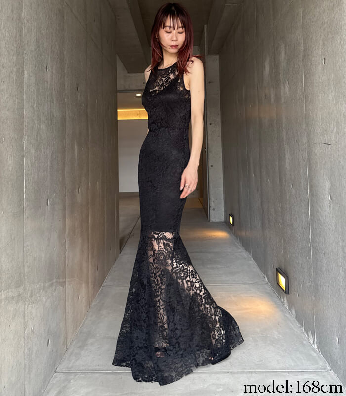 RINASCIMENTO】総レースノースリマキシワンピース▽ITRIN128937 | WEAR