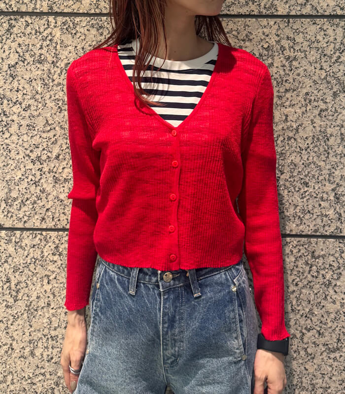 【SALE】【DESERT ROSE】Vネックニットカーディガン▼☆DSKT-1