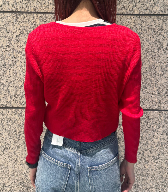 【SALE】【DESERT ROSE】Vネックニットカーディガン▼☆DSKT-1