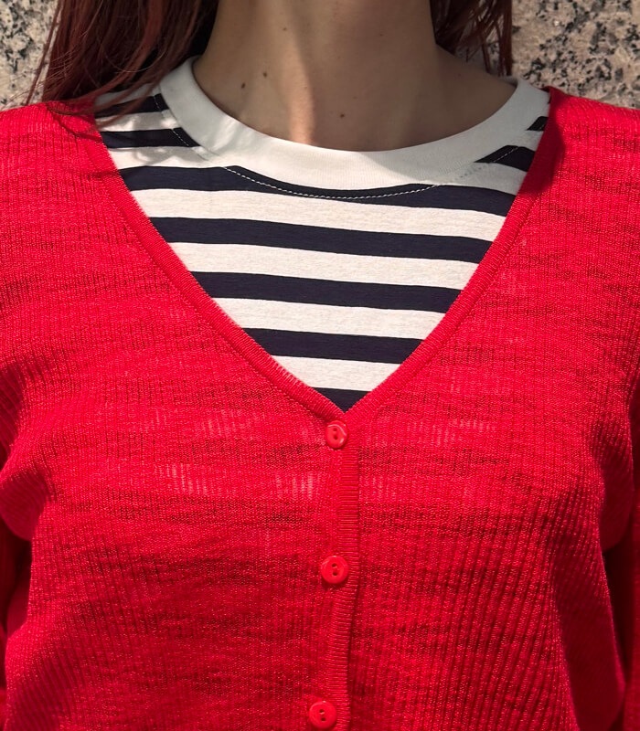 【SALE】【DESERT ROSE】Vネックニットカーディガン▼☆DSKT-1
