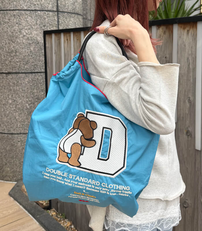 【DOUBLE STANDARD CLOTHING】D logo bearミニショッピングバッグ★☆0400-005-261