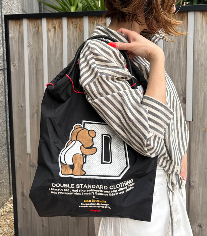 【DOUBLE STANDARD CLOTHING】D logo bearミニショッピングバッグ★☆0400-005-261