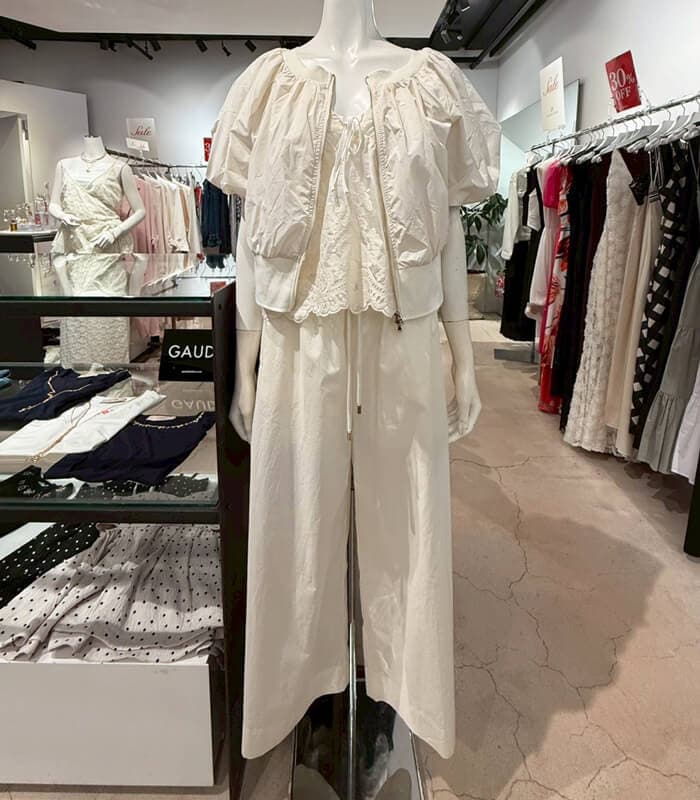 【SALE】【DESERT ROSE】バルーンショートジップアップブルゾン▼☆DSJK-3