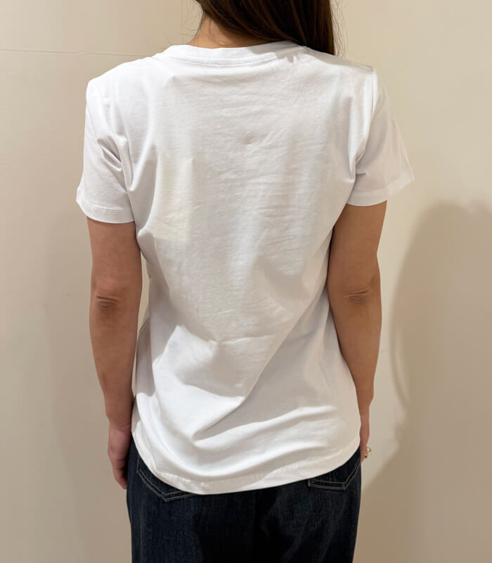【GAUDI】ドッグプリントラインストーンTシャツ★☆IT611BD64071