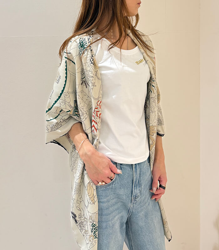 【DESERT ROSE】マルチプリントストール125★KORST-10