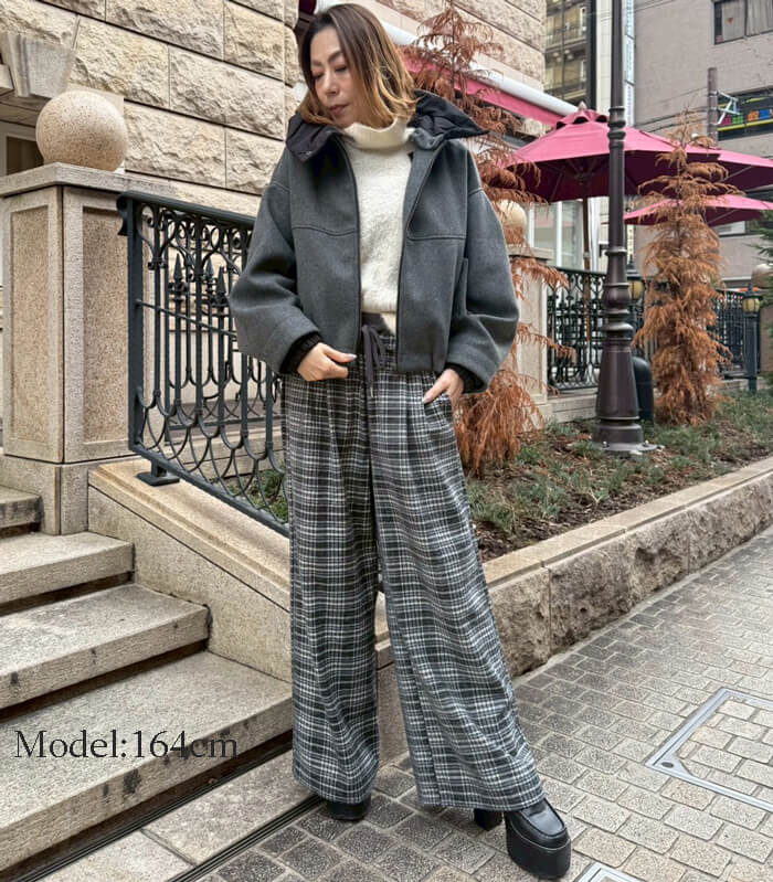 【LUGIVA】ビッグシルエットブルゾン★☆402565