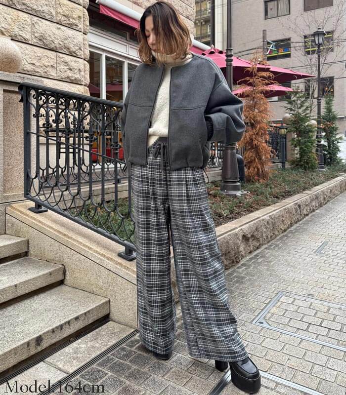 【LUGIVA】ビッグシルエットブルゾン★☆402565