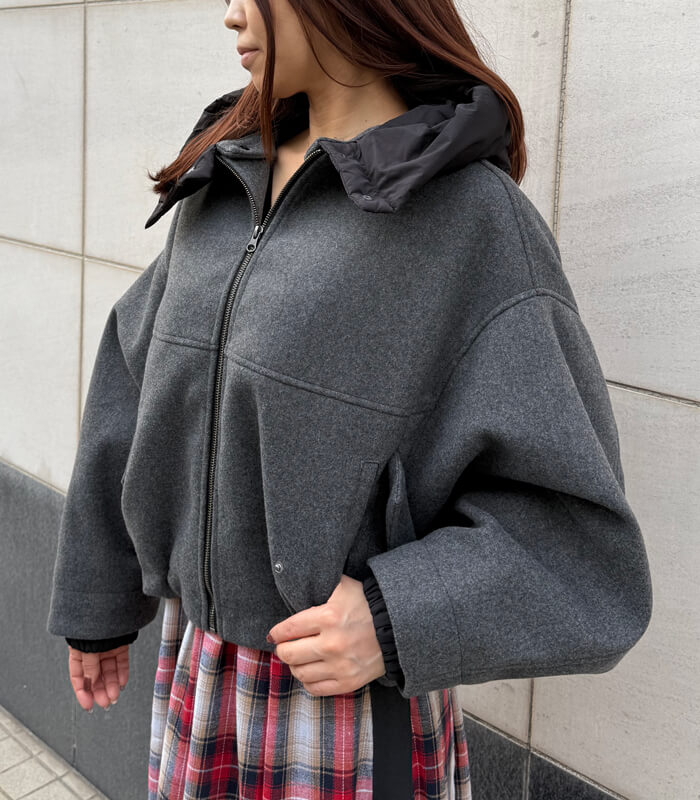 【LUGIVA】ビッグシルエットブルゾン★☆402565