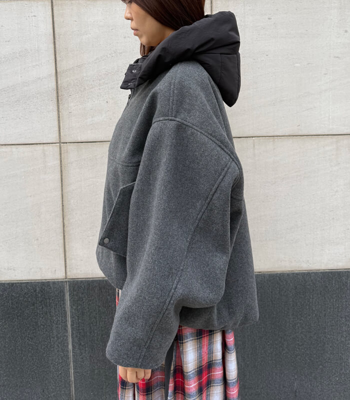 【LUGIVA】ビッグシルエットブルゾン★☆402565