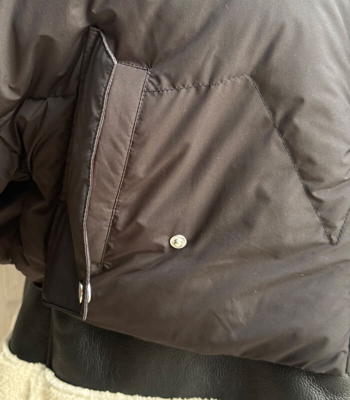 【LUGIVA】ムートン切り替えダウンジャケット★☆402563