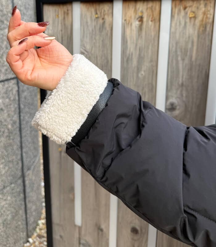 【LUGIVA】ムートン切り替えダウンジャケット★☆402563