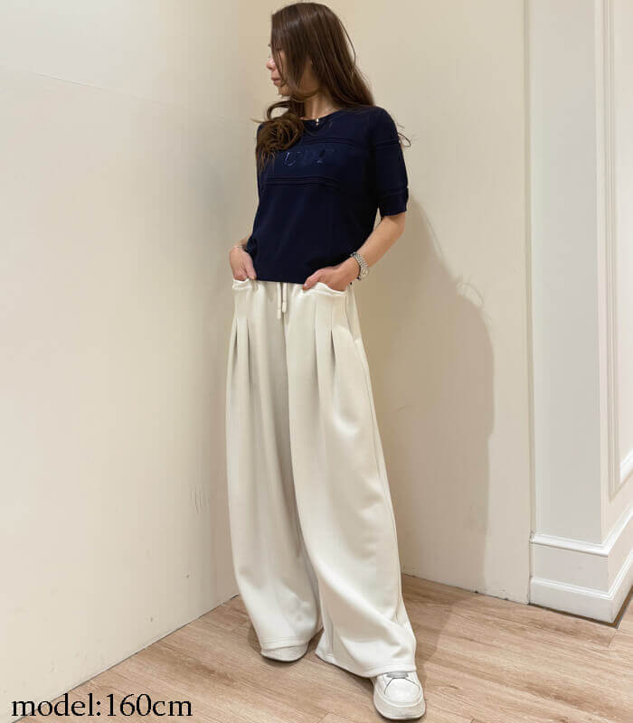 【SALE】【GAUDI】パンチホール切替ロゴニット▼☆IT611BD53030