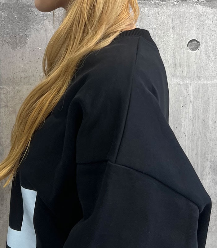 【SALE】【MICALLE MICALLE】Patron of the POOLパロディプリントスウェット▼MPH104TCC