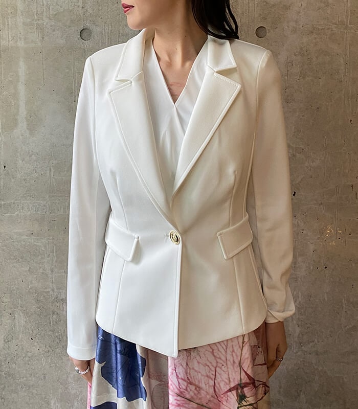 【Rinascimento】ゴールドボタンテーラードジャケット★☆(IT)RIN122772