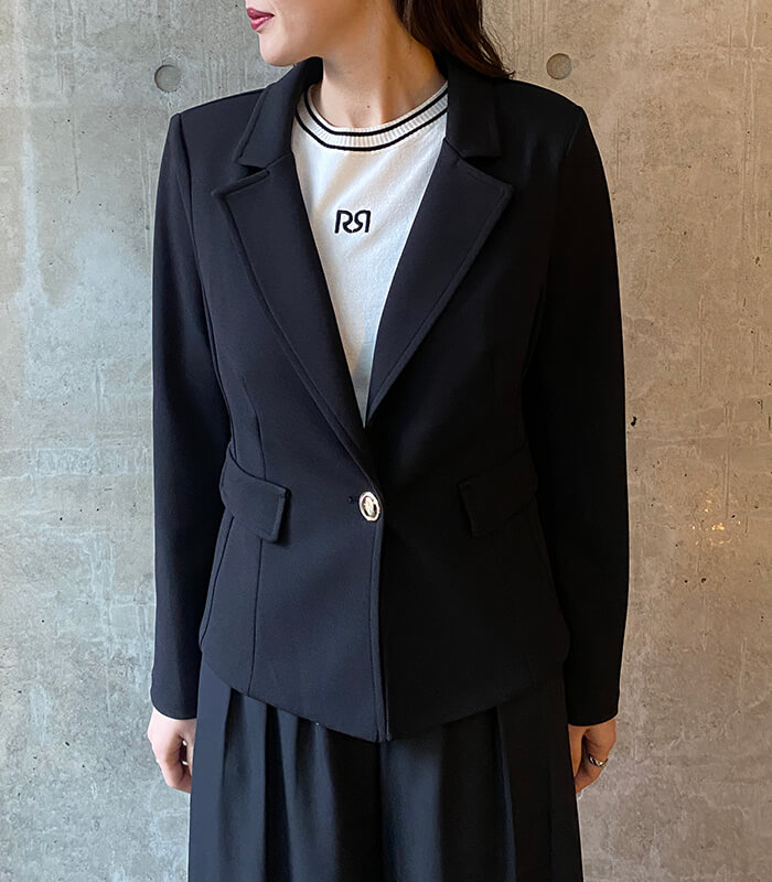 【Rinascimento】ゴールドボタンテーラードジャケット★☆(IT)RIN122772