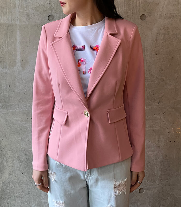 【Rinascimento】ゴールドボタンテーラードジャケット★☆(IT)RIN122772