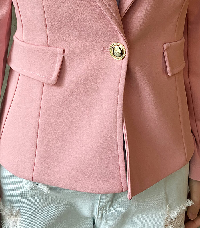 【Rinascimento】ゴールドボタンテーラードジャケット★☆(IT)RIN122772