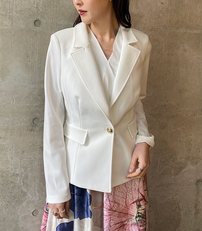 【Rinascimento】ゴールドボタンテーラードジャケット★☆(IT)RIN122772