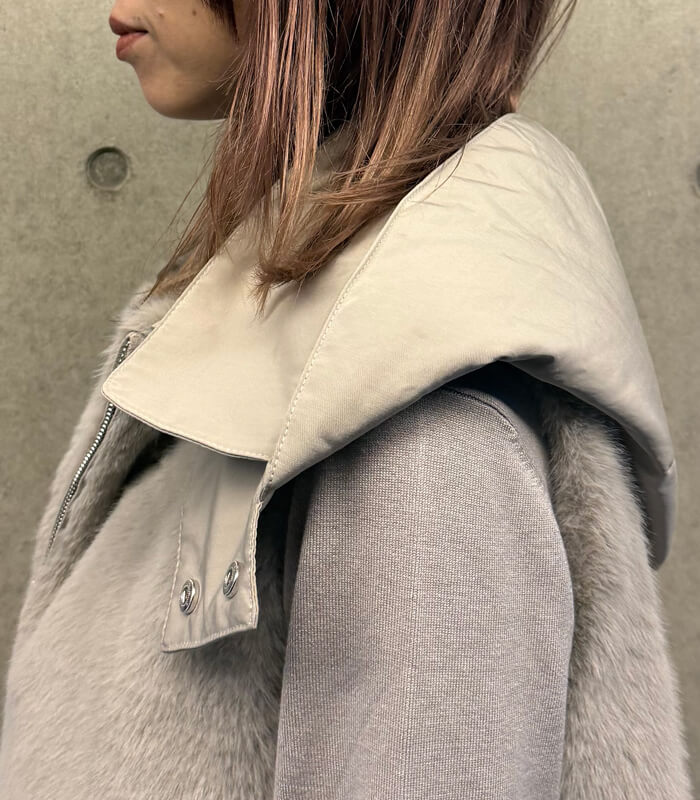 【MARIED'OR】上質ミンク調2wayファーベスト★☆57129