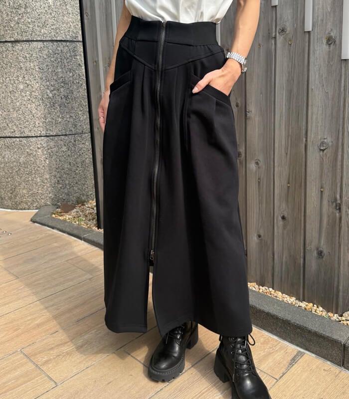 ゴーストオブハーレム ファスナースヌード・ロングスカートセット ≪通常販売≫track candy skirt（トラックキャンディースカート