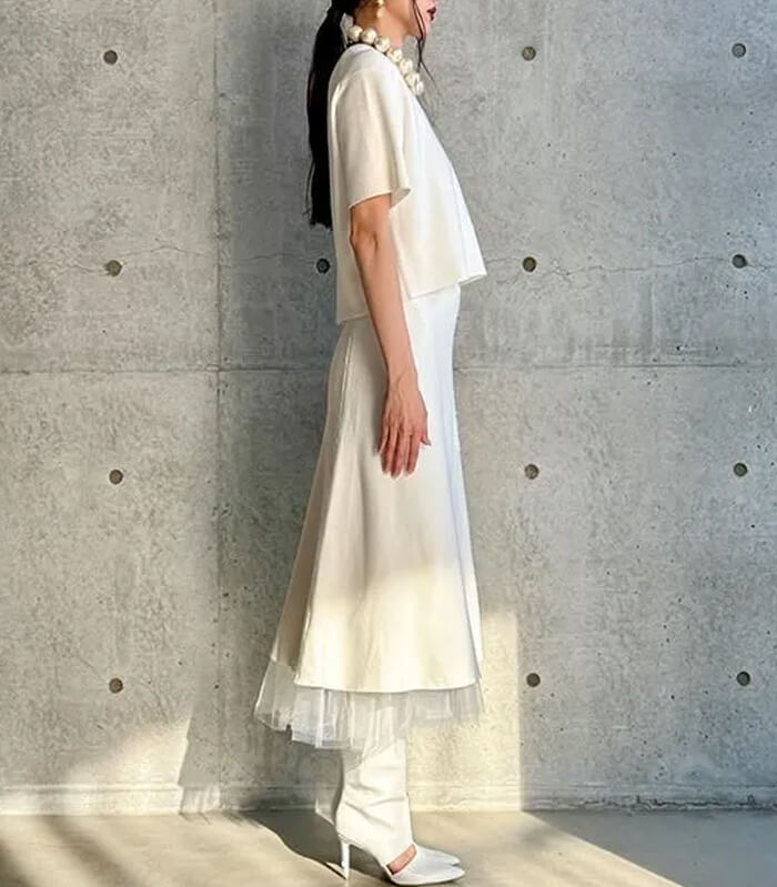 【SALE】【Adonisis】レースモチーフミラノリブニット▼☆260120
