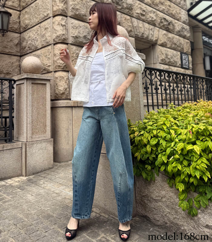 PaulineBleu】レースシアーブルゾン47633 | WEAR,アウター | DESERT ROSE