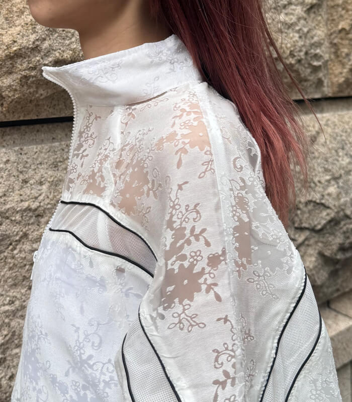 PaulineBleu】レースシアーブルゾン47633 | WEAR,アウター | DESERT ROSE