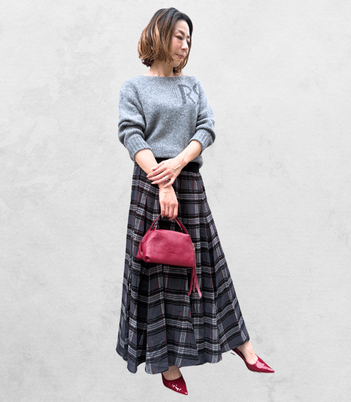 【Rinascimento】ラメロゴプルオーバーニット★ITRIN11949