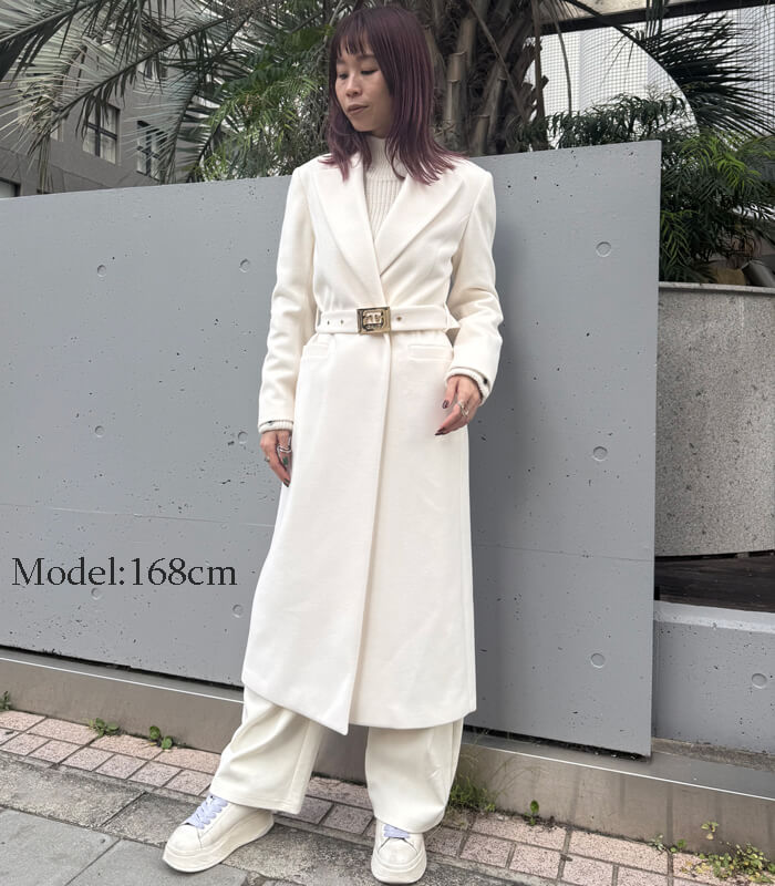 【GAUDI】ベルトポイントロングコート★IT521FD35019