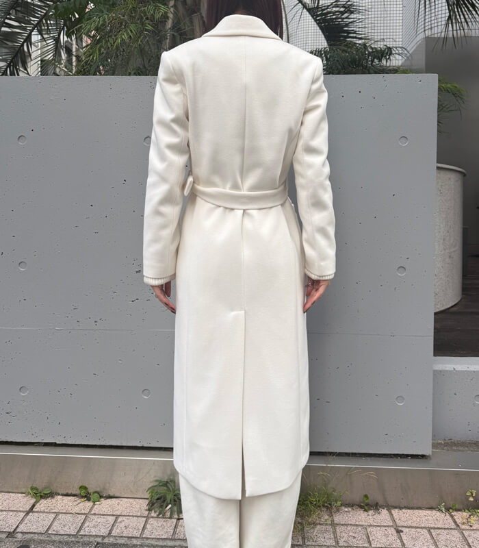 【GAUDI】ベルトポイントロングコート★IT521FD35019