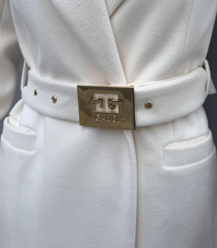 【GAUDI】ベルトポイントロングコート★IT521FD35019