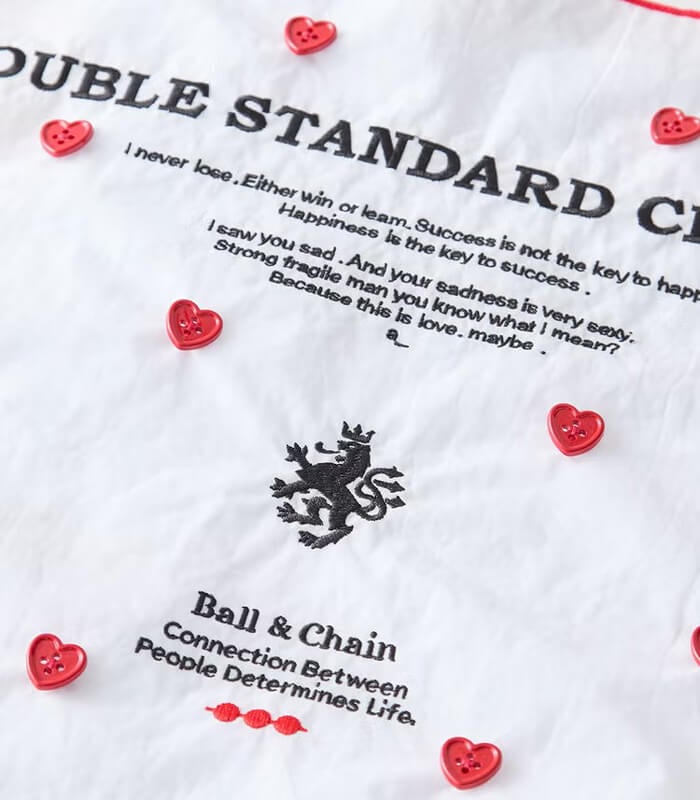 【DOUBLE STANDARD CLOTHING】Heart Button ミニショッピングバッグ★☆0400-001-263