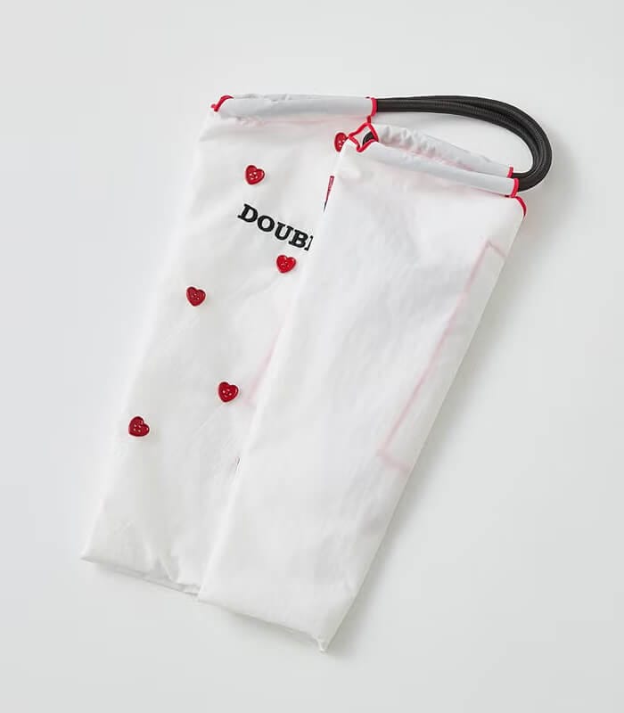 【DOUBLE STANDARD CLOTHING】Heart Button ミニショッピングバッグ★☆0400-001-263