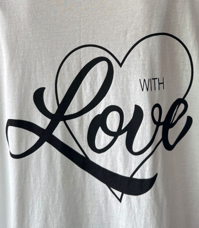 【SALE】【DESERT ROSE】後ろLOVEハートTシャツ●☆BDCS-63