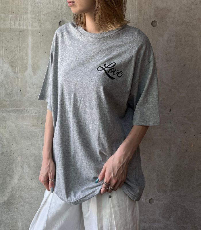 【SALE】【DESERT ROSE】後ろLOVEハートTシャツ●☆BDCS-63