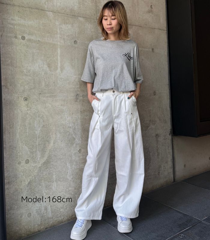 【SALE】【DESERT ROSE】後ろLOVEハートTシャツ●☆BDCS-63