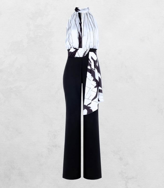 【RINASCIMENTO】モノトーンデザインジャンプアップスーツ★ITRIN125085