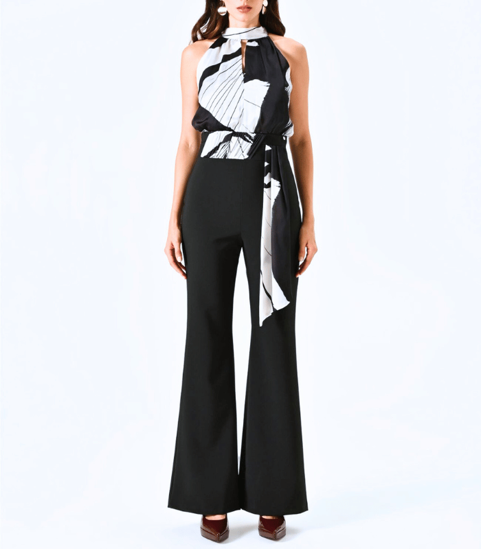 【RINASCIMENTO】モノトーンデザインジャンプアップスーツ★ITRIN125085