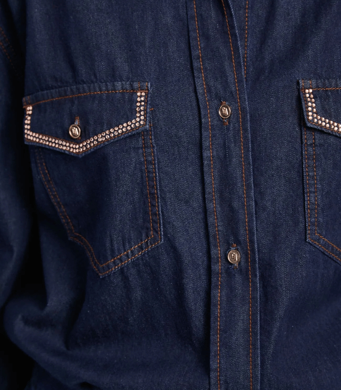 【SALE】【GAUDI】インディゴデニムシャツ■IT521BD46004