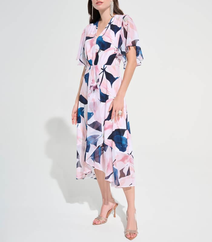 Joseph Ribkoff】花柄ベルト付きラップドレス☆IT262713 | WEAR