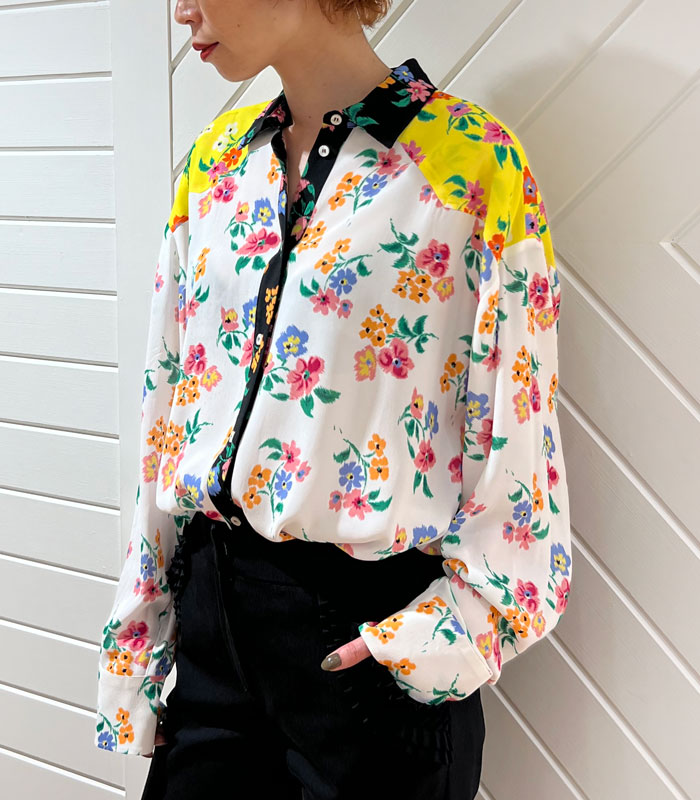【SALE】【MSGM】フローラルシャツ●2131